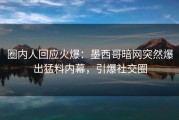 圈内人回应火爆：墨西哥暗网突然爆出猛料内幕，引爆社交圈