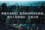 清晨风波再起！墨西哥暗网惊现真相，圈内人无奈回应：引发众怒