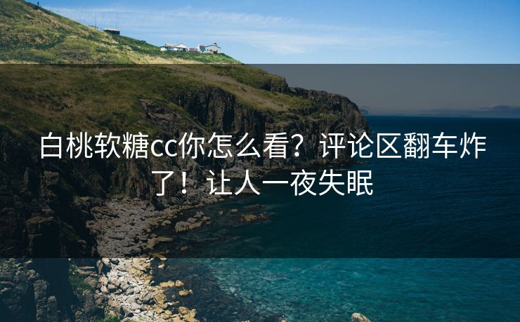 白桃软糖cc你怎么看？评论区翻车炸了！让人一夜失眠